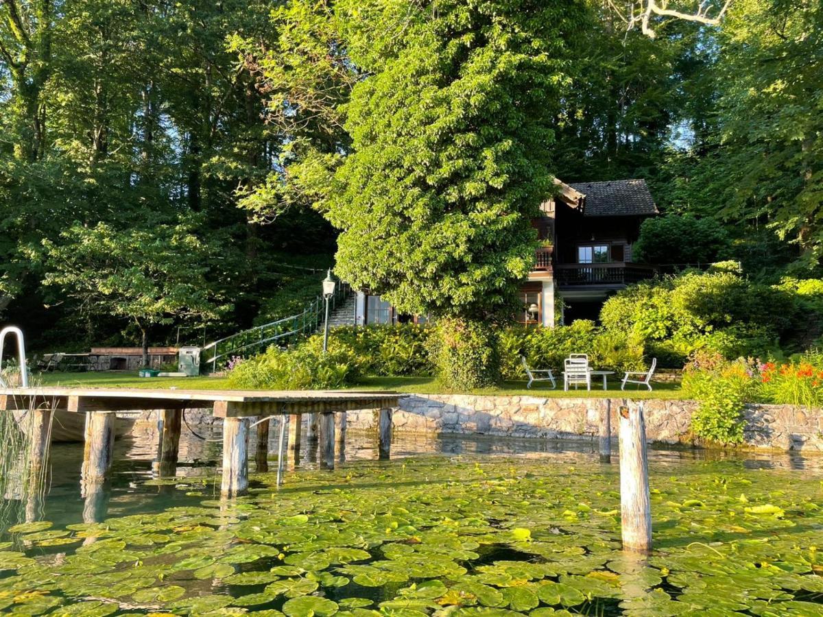 "Ferienhaus Am Mondsee" Mit Direktem Schafbergblick Im Salzkammergut Bei Salzburg Exterior foto